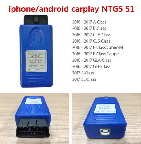 NTG5 S1 Apple CarPlay Android Auto activation tool for 2015-2018